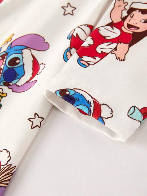 winter-christmas-tree-character-print-girls-long-sleeve-casual-dress Rylee Faith Designs - Sophia's Style-4