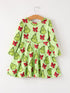 winter-christmas-tree-bow-character-print-green-girls-dress Rylee Faith Designs - Sophia's Style-2