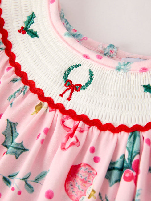 winter-christmas-smocking-embroidery-colorful-girls-romper Rylee Faith Designs - Sophia's Style-3