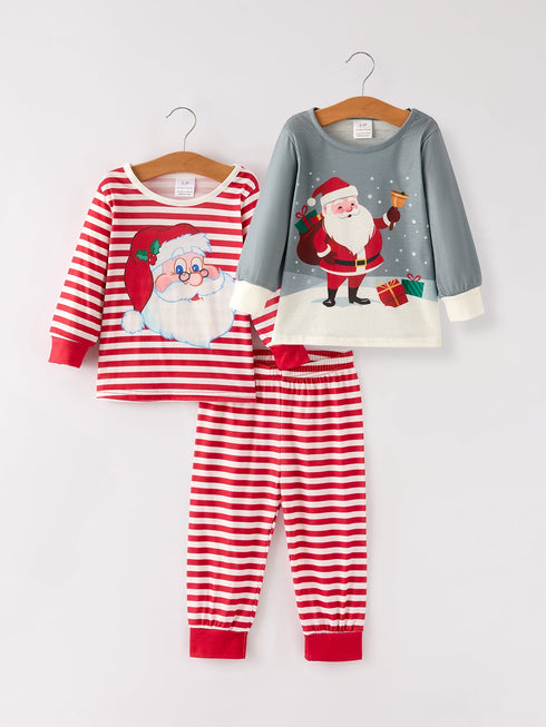 christmas-print-2-tops-1-pant-combination-girls-pajama-set Rylee Faith Designs - Sophia's Style-20