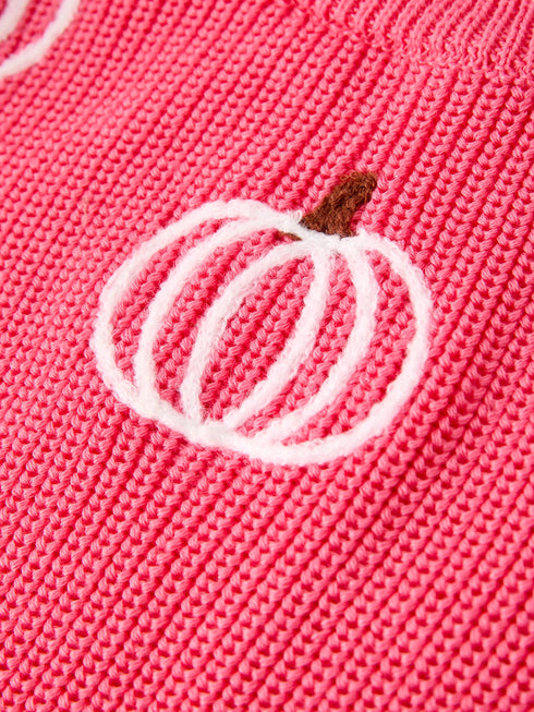 fall-girls-thanksgiving-halloween-pumpkin-pink-pullover-sweater Sophia's Style-4