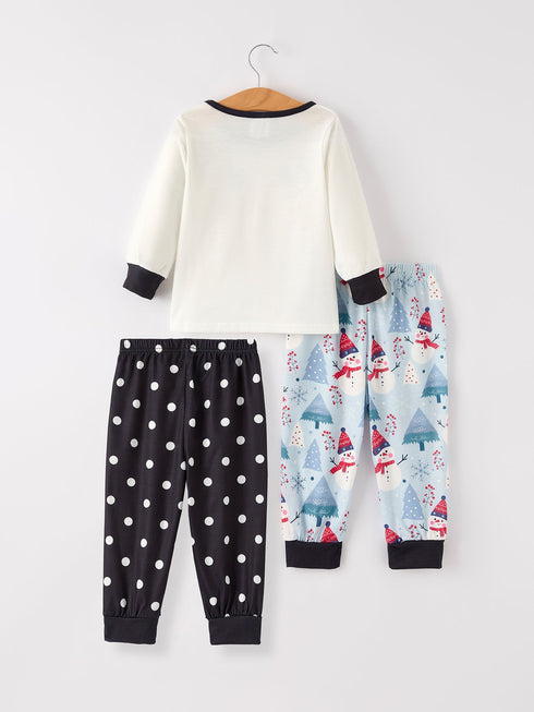christmas-print-1-top-2-pants-combination-girls-pajama-set Rylee Faith Designs - Sophia's Style-2