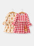 winter-christmas-print-girls-dress-set-2-pieces Rylee Faith Designs - Sophia's StyleDress-1