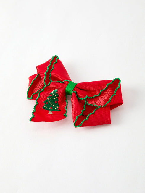 winter-christmas-tree-hair-clip-4-7inch Rylee Faith Designs - Sophia's StyleAccessories-1
