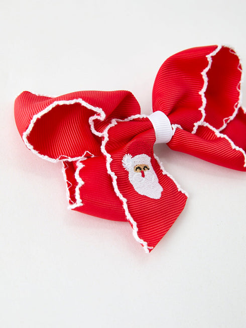 winter-christmas-santa-hair-clip-4-3inch Rylee Faith Designs - Sophia's Style-3
