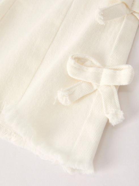 christmas-charming-white-bell-bottom-pants-with-cute-bows Sophia's Style-4