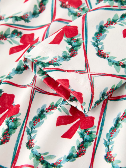 winter-christmas-wreath-bow-print-girls-dress Rylee Faith Designs - Sophia's Style-4