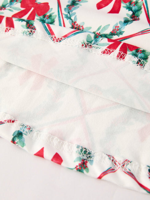 winter-christmas-wreath-bow-print-girls-dress Rylee Faith Designs - Sophia's Style-5