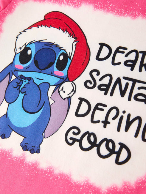 christmas-character-print-pink-girls-set-Sophia's Style--4