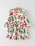 christmas-character-print-girls-dress-with-ruffle-sleeves Sophia's StyleDress-1