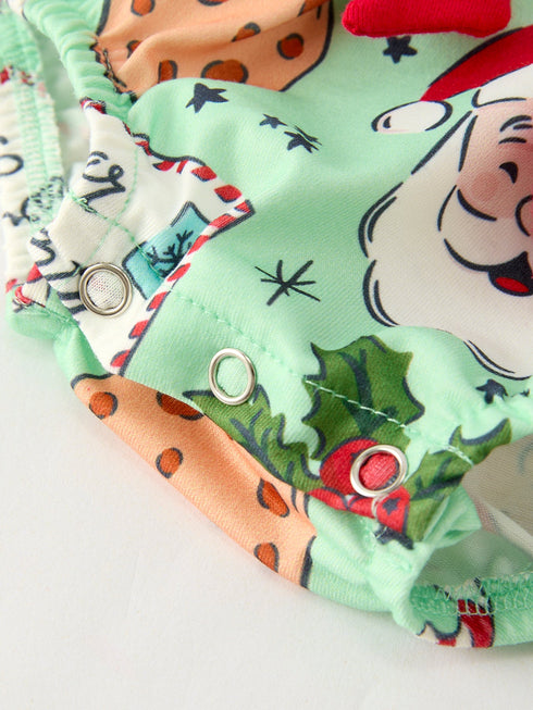 christmas-santa-and-cookie-print-baby-girls-romper-with-red-bow-detail Sophia's Style-5