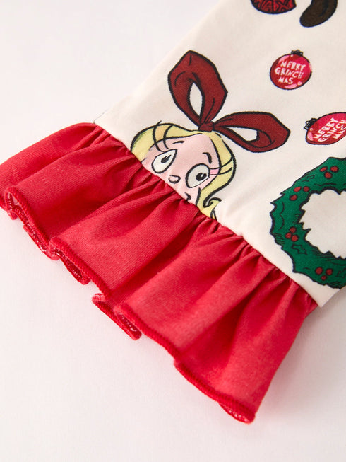 christmas-character-pattern-girl-pajama-set-Sophia's Style--3