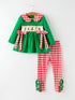 christmas-character-candy-embroidery-green-girls-set-Sophia's Style-Outfit-1