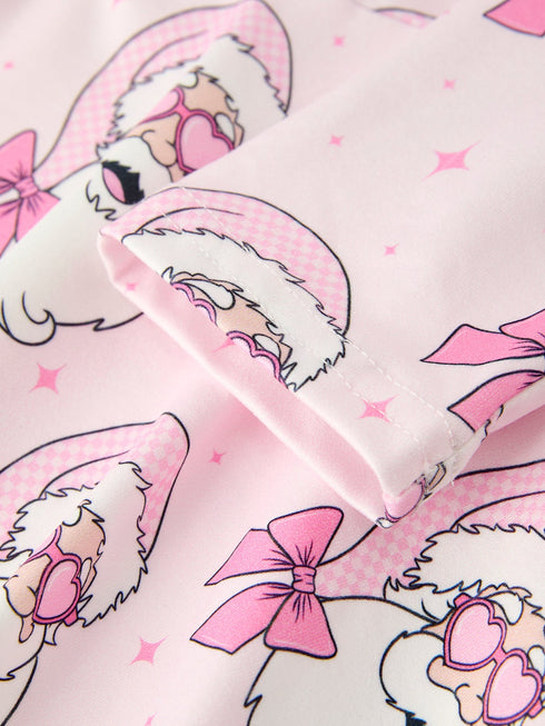 christmas-pink-santa-claus-print-girls-dress-Sophia's Style--4
