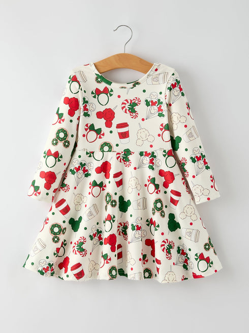 christmas-character-sweet-balloon-print-girls-dress-Sophia's Style-Dress-1