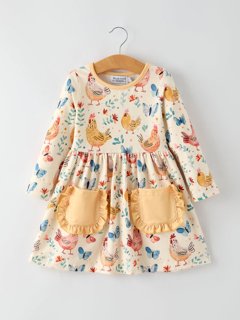charming-chicken-butterfly-girls-dress-with-cute-ruffled-pockets-Sophia's Style--5