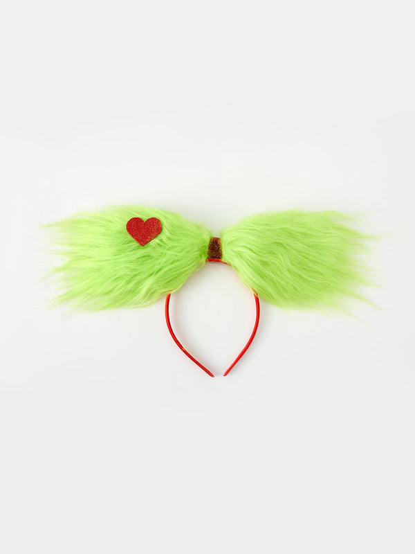 christmas-whimsical-characters-headband-with-heart-detail-Sophia's Style-Bows-1