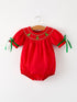 christmas-baby-romper-adorable-green-christmas-tree-embroidery - Sophia's StyleRomper-1