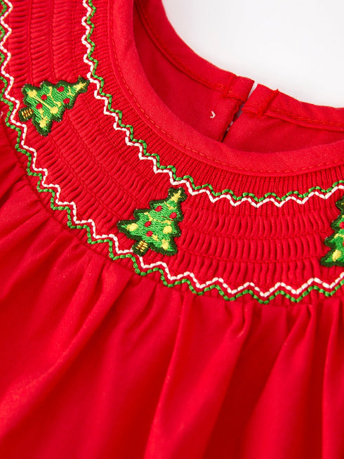 christmas-baby-romper-adorable-green-christmas-tree-embroidery - Sophia's Style-3