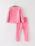 christmas-girls-pink-bow-pajama-set-comfy-and-cute-Sophia's Style--2