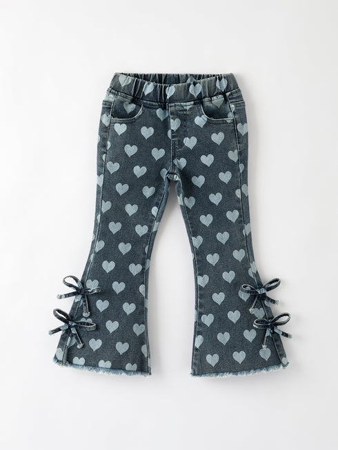 heart-pattern-denim-bell-bottom-pants-for-kids-rylee-faith-designs-Sophia's StyleJeans-1