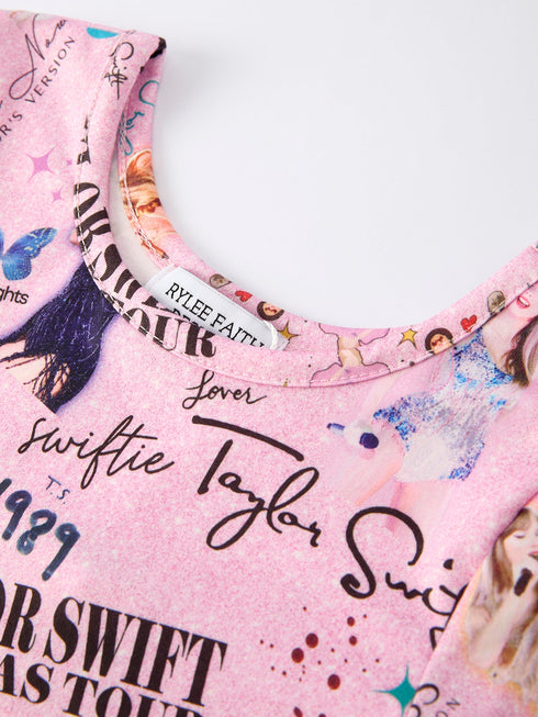 christmas-ts-twirly-print-girls-milk-silk-dress-musical-journey-in-style - Sophia's Style-3