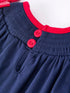 christmas-holiday-celebration-baby-girls-romper-navy-with-santa-sleigh-Sophia's Style--4