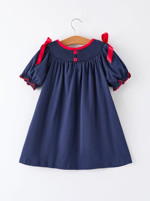 christmas-holiday-celebration-dress-navy-with-santa-sleigh-Sophia's Style--2