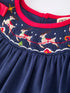christmas-holiday-celebration-dress-navy-with-santa-sleigh-Sophia's Style--3