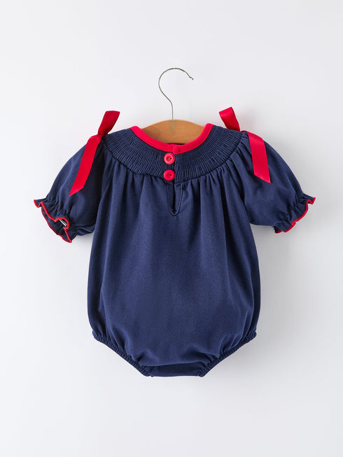 christmas-holiday-celebration-baby-girls-romper-navy-with-santa-sleigh-Sophia's Style--2