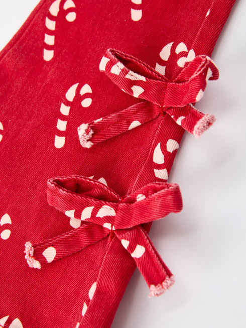 girls-red-christmas-themed-denim-jeans-Sophia's Style--3