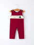 christmas-tree-dog-smocking-embroidered-baby-boys-romper - Sophia's StyleRomper-1