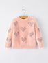 valentines-day-light-pink-girls-heart-sequins-sweater-Sophia's Style-Top-1
