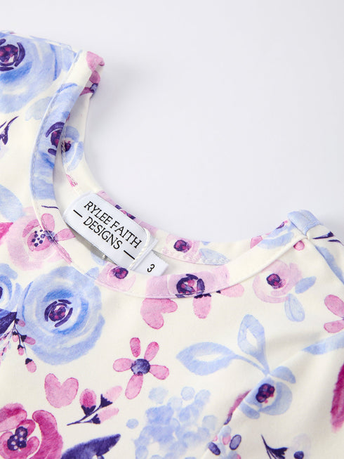 christmas-purple-floral-baby-girl-dress-with-long-sleeves - Sophia's Style-3