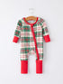 christmas-plaid-baby-girls-romper-with-long-sleeves-and-red-cuffs - Sophia's StyleRomper-1
