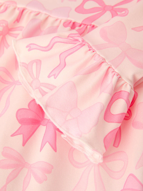 girls-pink-bow-print-ruffled-long-sleeved-set-rylee-faith-designs-Sophia's Style-5
