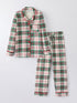 mommy-me-christmas-plaid-girls-pajamas-set-with-long-sleeves-and-red-cuffs - Sophia's Style-2
