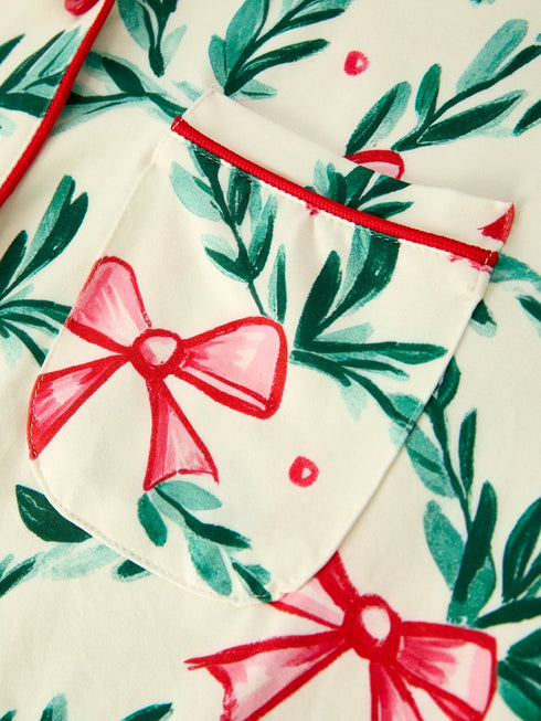 mommy-me-christmas-bow-and-holly-print-pajama-set - Sophia's Style-7