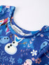 blue-christmas-character-print-long-sleeve-girls-dress - Sophia's Style-3