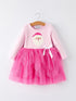 pink-christmas-santa-applique-striped-girls-dress - Sophia's StyleDress-1