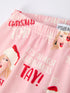 christmas-santa-ts-print-ruffle-girls-pajama-set - Sophia's Style-5
