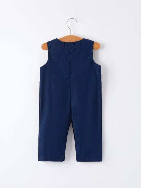 christmas-navy-blue-nativity-smocking-embroidered-baby-boy-romper - Sophia's Style-2