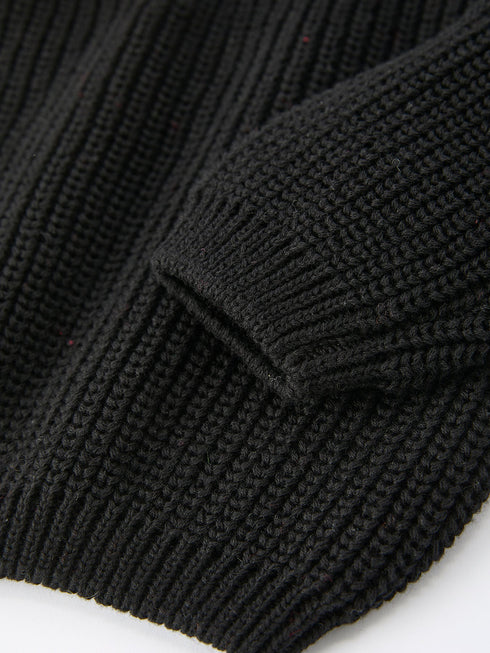 valentine-s-day-boys-black-knitted-pullover-sweater-with-white-lover-boy-embroidery-Sophia's Style-4