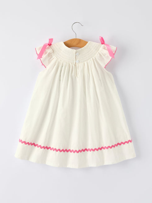 fall-white-girls-dress-with-pink-bow-embroidery-Sophia's Style--2