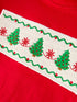 christmas-tree-smocked-embroidery-green-stripe-boy-set - Sophia's Style-5