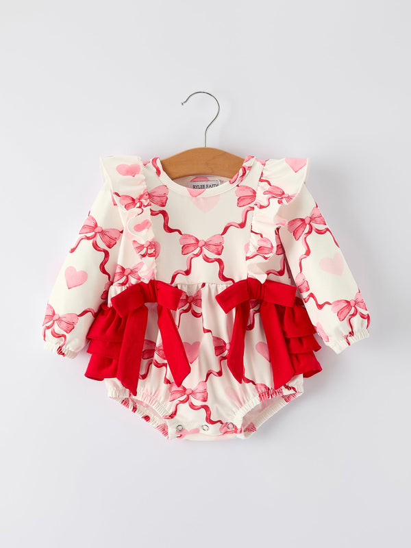 girls-valentine-romper-with-heart-print-and-bowknot-design-rylee-faith-designs-Sophia's StyleRomper-1