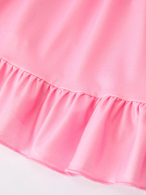 valentine-s-day-girls-dress-bundle-sweetheart-heart-print-solid-pink-checker-bow-design-rylee-faith-designs-Sophia's Style-8