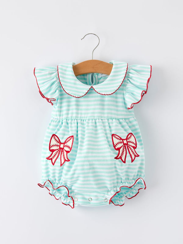 striped-casual-outfit-with-baseball-bow-applique-lapel-girls-romper-sophias-styleRomper-1