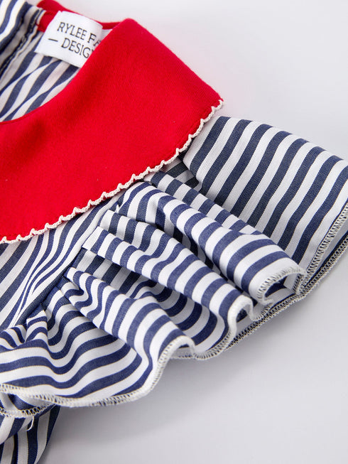 girls-baseball-team-outfit-striped-ruffle-sleeve-dress-with-ball-design-sophias-style-3