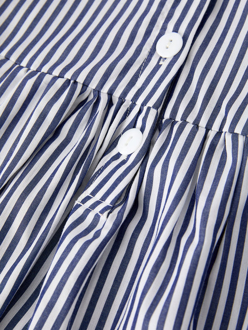 girls-baseball-team-outfit-striped-ruffle-sleeve-dress-with-ball-design-sophias-style-5